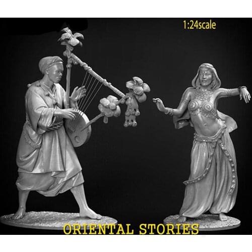 1/24 Scale Unpainted Resin Figure Model Building Kit
