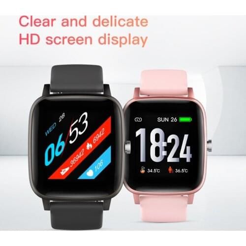 2020 New Smart Watch Wristband Women Men Temperature Waterproof Fitness Tracker Heart Rate Monitoring Bracelet for iOS Android