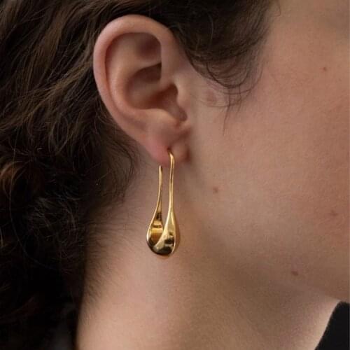 Dazan New Lemaire Designer Silver Jewelry Sterling Earring Fashionable Drop Water Drop U-shaped Korean Jewerly Earrings