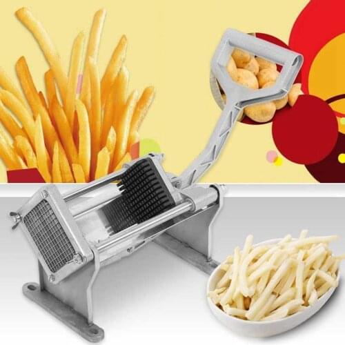 Stainless Steel Manual French Cutters Potato Cutter Fruit Vegetable Slicer French Fry Chopper Tool With 4 Blades