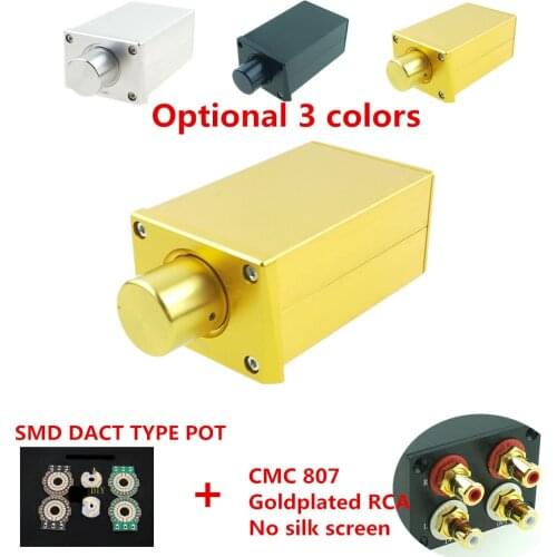 SMD Dact type 21 Stepped attenuator volume control Passive Preamplifier preamp amp HIFI audio 10k 20k 50k 100k
