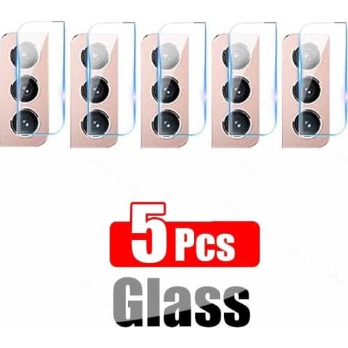 5Pcs Glass For Samsung galaxy S21 Ultra S20 FE Plus Note 20 A22 A32 A42 A52 A72 A82 A71 A51 A31 A21 A12 Camera Tempered Glass