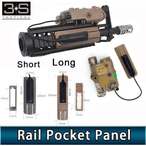 Tactical Softair Picatinny Rail TD SCAR Pocket Panel And TD BATTLE Rail Cover With Pocket Tactical an peq 15 Switch
