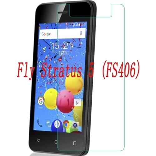 Smartphone Tempered Glass for Fly Stratus 5 FS406 9H Explosion-proof Protective Film Screen Protector cover phone