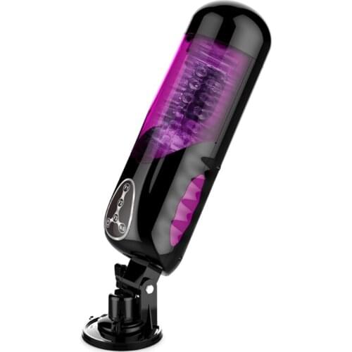 10 Frequency Rotating Telescopic Male Masturbator USB Rechargeable Heating Moaning Electric Masturbating Adult Sex Toy for Adult