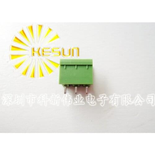 100PCS 2EDGV-5.08-3P 2EDGV 3Pin Straight Pin Plug-in Screw Terminal Block ROHS