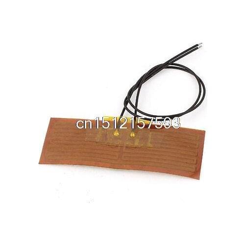 12V 8W Polyimide Flexible Adhesive Thermo Foil Heater Heating Film 87mm x 30mm