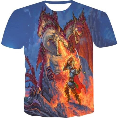 2021 New 3d Printed T-Shirt, Religious Nature, Casual Fashion, Round Collar, Street Fashion Mens Xxs-6xl