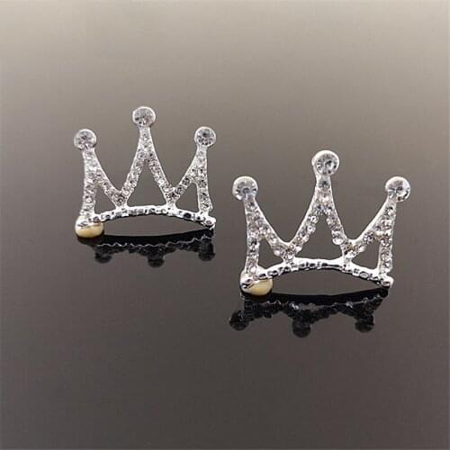 50pcs Crystal Wedding Crown Hairpin Headwear Accessories strass Rhinestone Applique Buckle Button Brooch Dress Garment Decor