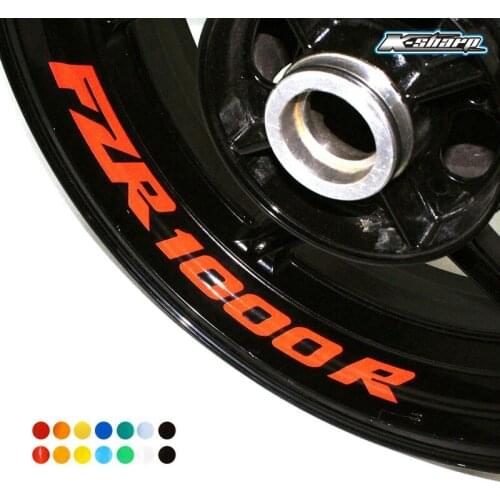 8 X CUSTOM INNER RIM DECALS WHEEL Reflective STICKERS STRIPES FIT YAMAHA FZR 1000R