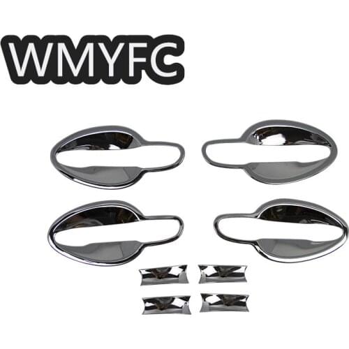 Car Chrome Styling Side Door Handle Cover Trims & Door Bowl Cover For Mazda CX-5 CX5 2013 2014 2015 2016