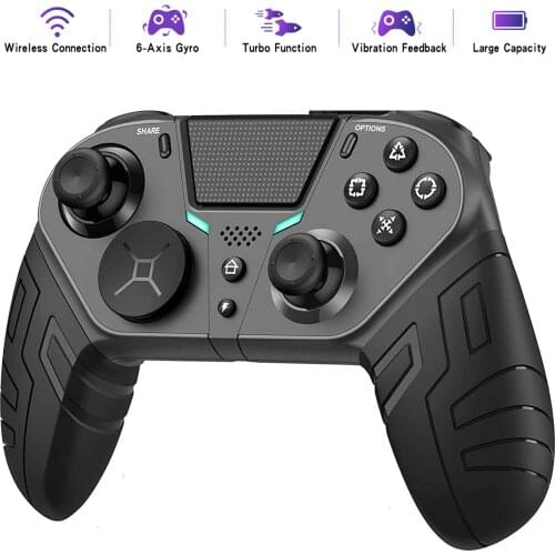 Wireless Gamepad For PS4 Elite/Slim/Pro Console Joystick For Dualshock4 Game Controller With Programmable Back Button Support PC