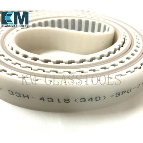 Enkong Glass Machinery Timing belt 33H-4318+3PU. Polyurethane synchronous beltTransmission Belts,conveyor belt