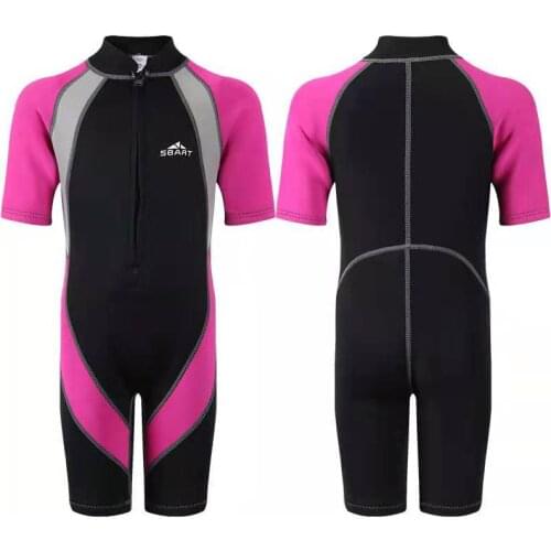Sbart 2MM Neoprene Wetsuit Kids Girls Boys Diving Suits One Piece Swimsuit Rash Guard Surfing Kitesurf Full Swimwear 2019 DCO