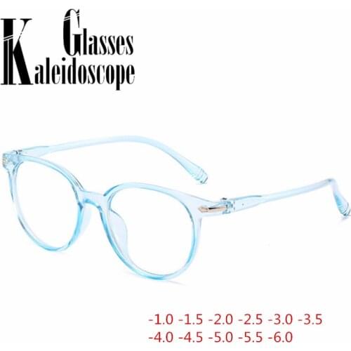 Finished Myopia Glasses Women Men Short-sight Eyewear Students With Degree -1.0 -1.5 -2.0 -2.5 -3.0 -3.5 -4.0 -4.5 -5.0 -5.5 -6