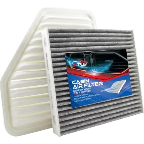 Bi-Trust Engine & Cabin Air Filter Set for Toyota Venza 2009-2016 V6 3.5L/Toyota RAV4 2006-2012 V6 3.5L