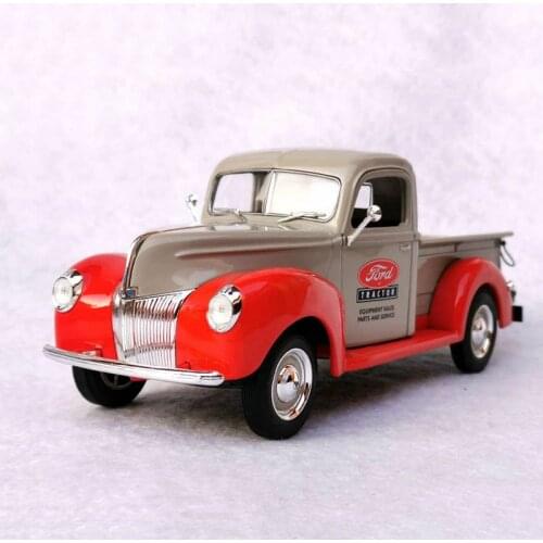 Diecast 1:25 Ford 1940 Pickup Truck Alloy Classic Car Model Collection Decoration Kids Toys Gifts Display Ornaments Souvenir