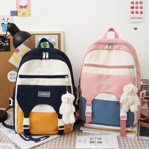 Fashion Women Backpack Student School Bags For Teenager Girls