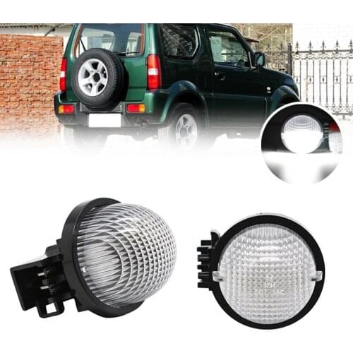 A Pair Car License Plate Lamp Light Number Plate Light for Suzuki Jimmy JB 23W for Opel Agila 2000-2007