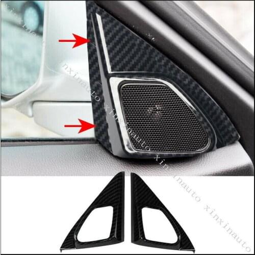 Fit For Honda Accord 2008-2012 Front Door Stereo Speaker Moulding Trim Covers 2pcs