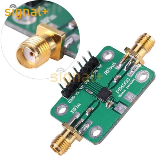 RF Attenuator PE4302 Numerical Control Attenuator Module Parallel Immediate Mode 1MHz~4GHz NC Attenuator 50ohm SMA Female PE4302
