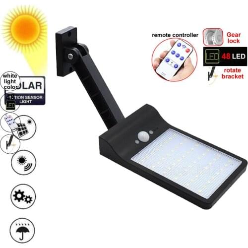 48 LED Solar Light Ultra th Wireless PIR Motion Sensor Lamp Ip65 Waterproof Outdoor Lightg Lights Garden Wall li La