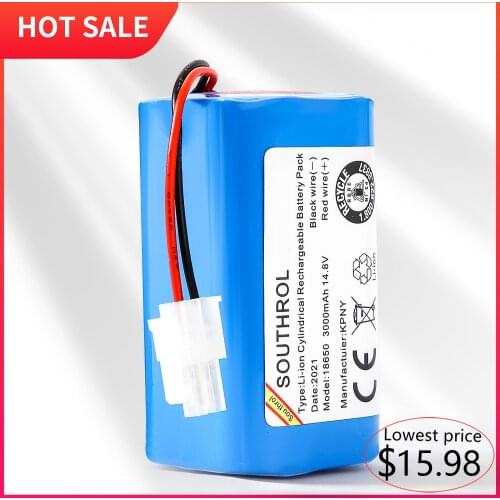 High quality 14.8V 3000/3500mAh battery for ILIFE ecovacs A4s, A4, A6, A9, V7, V7s, V7s pro,V7s Plus Chuwi iLife 4S 1P battery