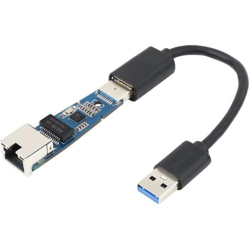 Waveshare USB 3.2 Gen1 TO Gigabit Ethernet Converter, Driver-Free, Plug and Play, Multi Systems Compatibility