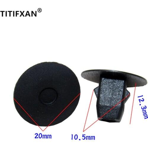 20PCS Car front bumper fender Interior panel fastener clip for Honda Accord CRV Civic City