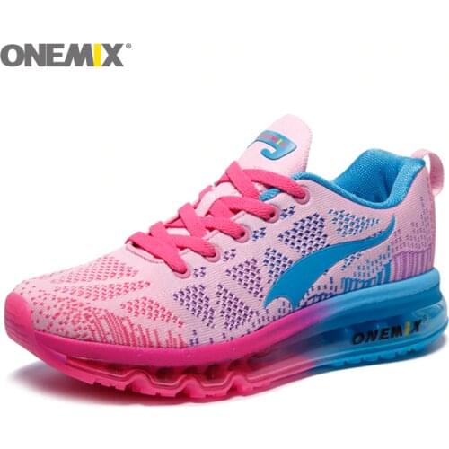 Onemix Air Cushion Running Shoes for Women Jogging Shoes Lightweight Sport Sneakers Outdoor Athletic Walking Breathab