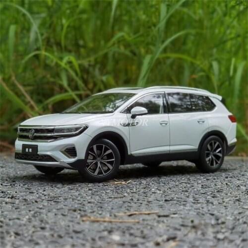 1:18 For VOLKSWAGEN TALAGON 2021 SUV Metal Diecast Model Car Boys Girls Kids Toys Gifts White/Blue/Purple Display Collection