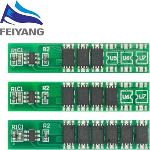10PCS/LOT 1S 15A 3.7V Li-ion 3MOS 4MOS 6MOS BMS PCM Battery Protection Board PCM for 18650 Lithium Lion Battery