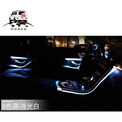 12 colors G class G wagon W463 G63 G65 G55 G350 G500 G550 ambient lighting 1990~2018year w463 car Interior Mood Lighting