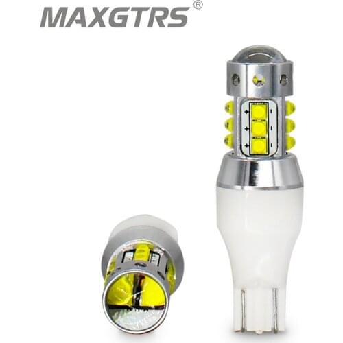 2x T15 W16W 921 912 70W Extreme Bright CREE Chip LED Bulbs DRL Car Tail Light Parking Lamp Backup Reverse Stop Light Source