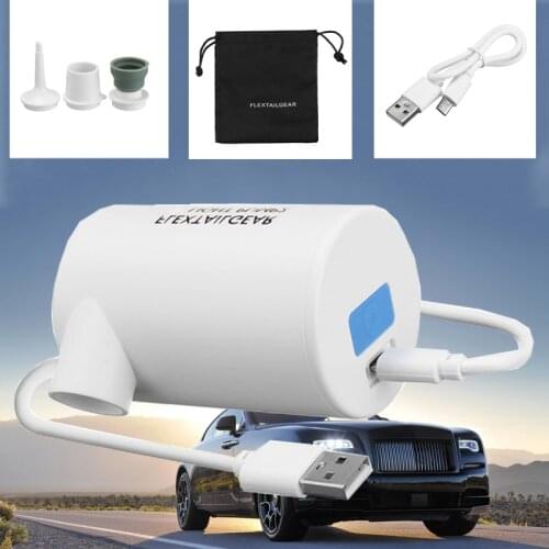 3W Mini Air Pump 75L/min Low Noise Inflatable Efficient USB Portable Eligible Light Pump For Car Motorcycle Tires Inflator