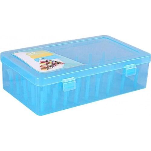 42 Axis Sewing Threads Box Transparent Needle Wire Storage Organizer Containers