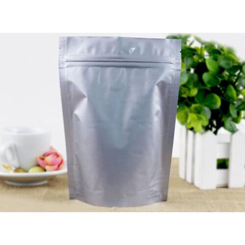 500pcs 14x19+4cm Foil Stand Up Ziplock Bags Clear Plastic Bags Pe Zip Lock Bag For Cloth/food/gift/Jewelry Packaging Display Bag