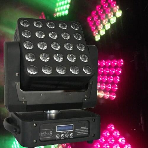 5x5 Led Matrix Moving Head Light RGBW 25*12W DMX Stage Light