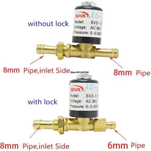 Argon aargon arc welding machine air valve / Solenoid valve / SVZ-1.5 SVZ-2.2 DC 12V 24V 36V 110V 220V