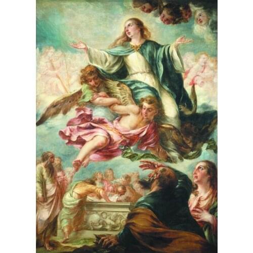 Free shipping classical Christian religious figures angels canvas prints oil painting on canvas wall art decoration picture