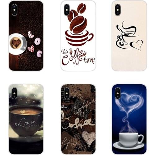 TPU Cover Coffee Love with Heart I Love Coffee For HTC One U11 U12 X9 M7 M8 A9 M9 M10 E9 Plus Desire 630 530 626 628 816 820 830