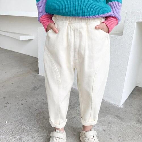 Girls Jeans for Kids spring autumn Trousers Children Jeans Kids Fashion Denim Pants Infant Clothing toddler Girl Pants