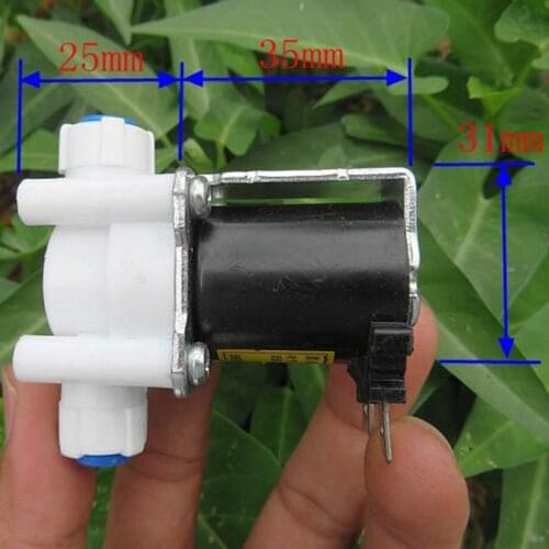 DC 24V 6.5-6.7MM quick connection Electric Solenoid Valve RO Wastewater flushing combination valve0.42MPa/300mL