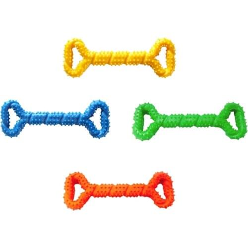 68UC Dog Toy For Aggressive Chewers Large Breed 15 Inch Interactive Bone Toy Large Indestructible Dog Toys with Convex Design