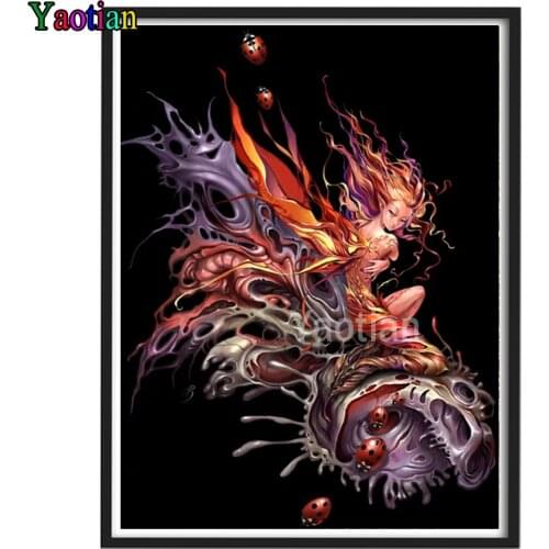Cartoon Mechanical Elf Girl Diamond Painting 5D DIY Mystery Box, Different Styles, Picture Of Rhinestones, Cross Stitch Gift