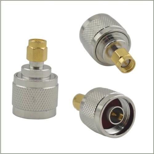 N-Male to SMA-Male RF ADAPTOR For Walkie TALKIE,Two-way Radio Walkie Talkie Adapter(N-Male TO SMA-Male Adaptor)