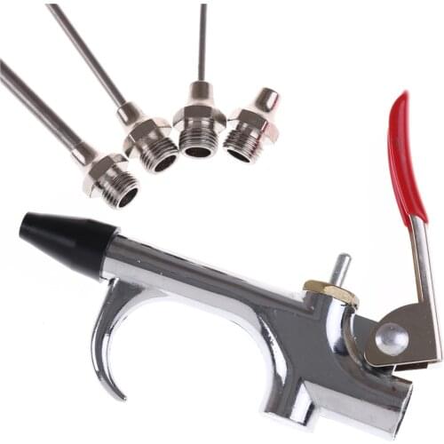 5Pcs/set Air Tool Dust Compressor Nozzle Blow Gun Accessory Duster Cleaning Kit Pneumatic Parts Air Compressor Blower Kit NEW