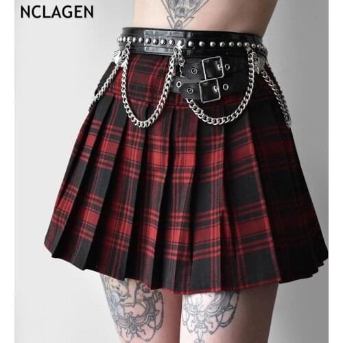 NCLAGEN Women's Pleated Skirts
