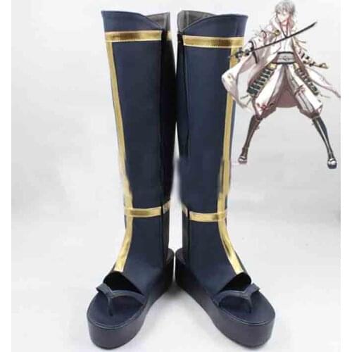 Touken Ranbu Tsurumaru Kuninaga cosplay shoes Anime boots High quality Custom-made
