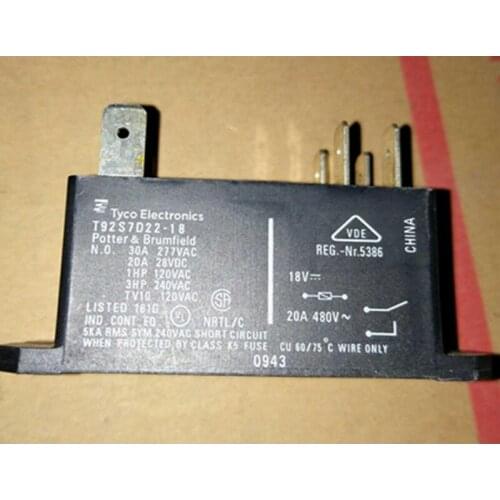 Wholesale 10pcs/lot relay T92S7D22-18